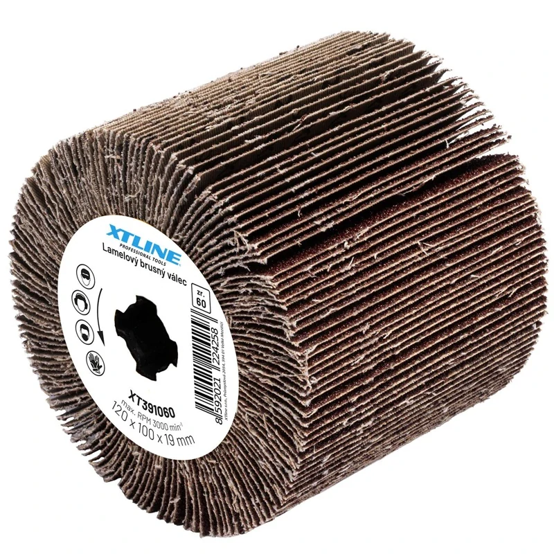 XTLINE XT391060 Lamelový brusný válec 120x100 mm zr. 60