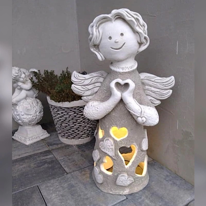 Anděl D111 Zahradní betonová dekorace